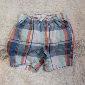 Jumping Beans Baby Multicolor Plaid Kids Shorts Size 24 Months